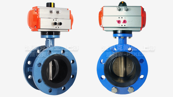 气动法兰中线蝶阀