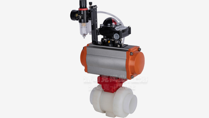 PVDF气动活接球阀