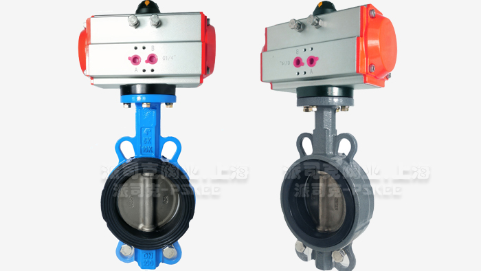 气动对夹脱硫蝶阀