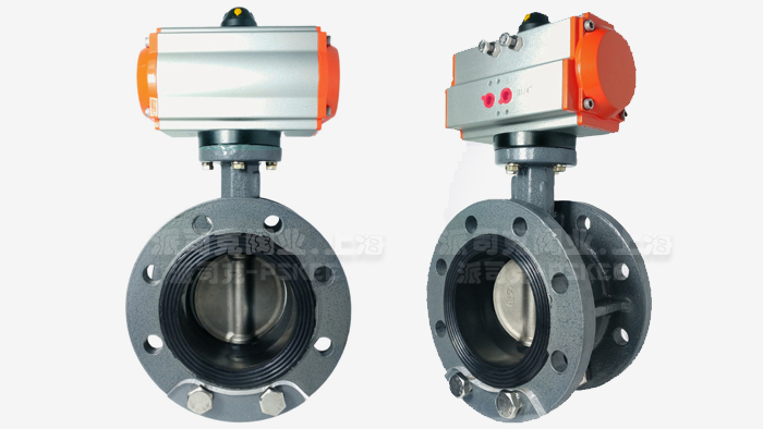 气动法兰脱硫蝶阀