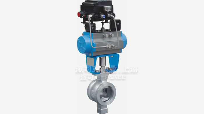 气动比例V型调节球阀