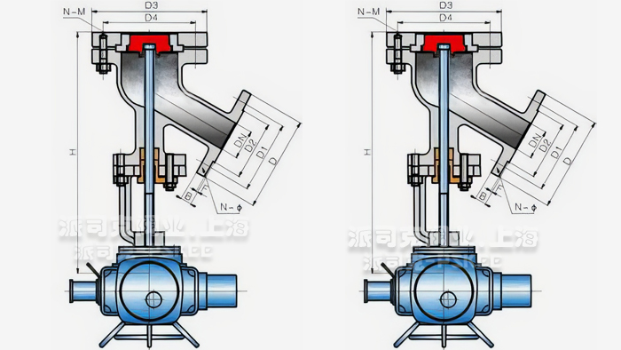 电动放料阀结构图