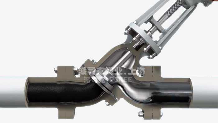 Y型浆料阀结构图