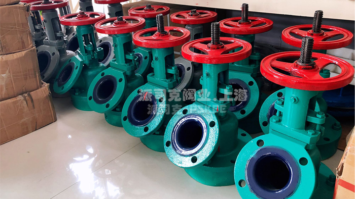 手动搪玻璃放料阀图片