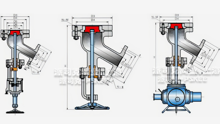 电动放料阀结构图