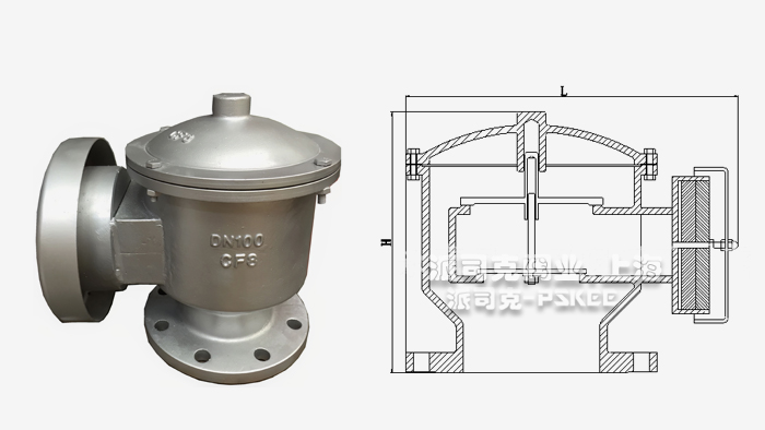 防爆阻火呼吸阀尺寸图