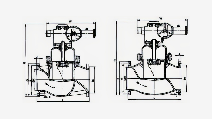 电动柱塞阀结构图