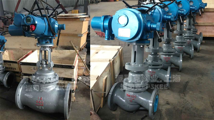 电动柱塞阀实物图